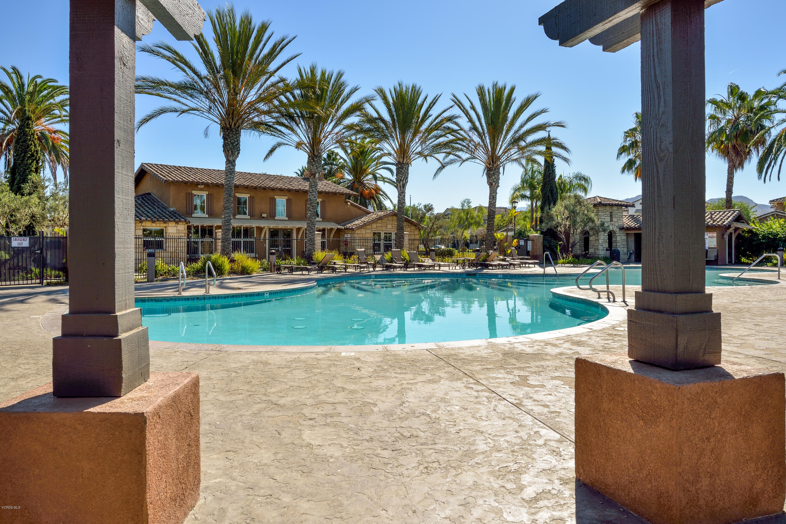 310 Spring Park Road Camarillo, CA 93012 - Photo 46 of 48 a view of a house with a yard and palm trees