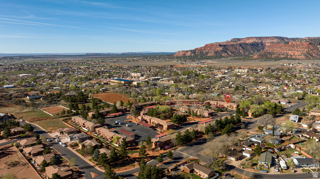 6 300th Road North, Unit I6 Kanab, UT 84741 - Photo 3 of 37 Aerial view of residential area featuring mountains