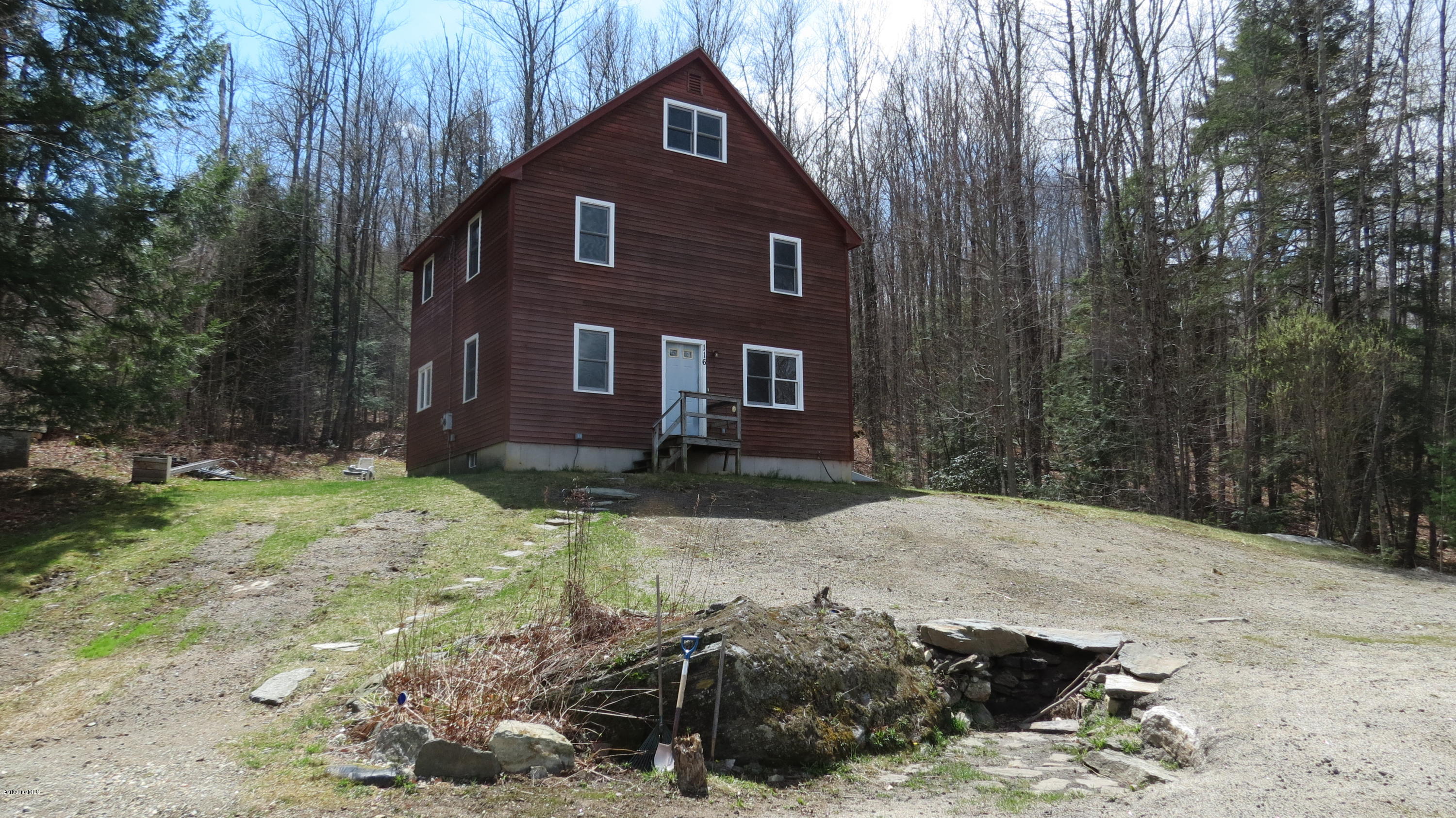 116 East Hawley Road Hawley, MA 01339 - Photo 20 of 29 a front view of a house with a yard