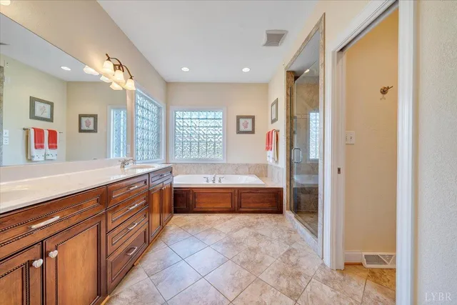 a view of a chairs and table in patio