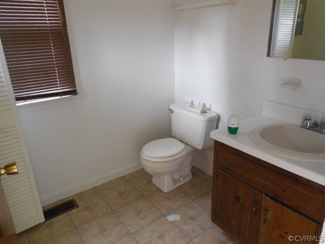Half Bath & Laundry Area