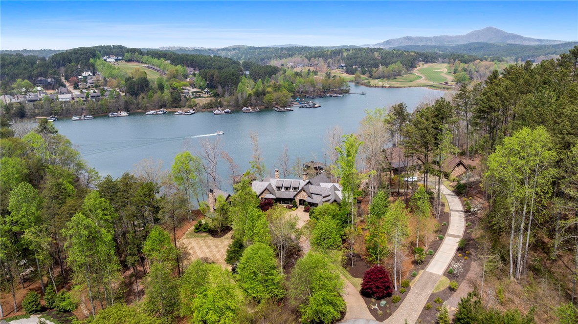 195 Village View Drive Sunset, SC 29685 - Photo 45 of 48 Perched above a serene lake, this home offers tranquil water and mountain views.