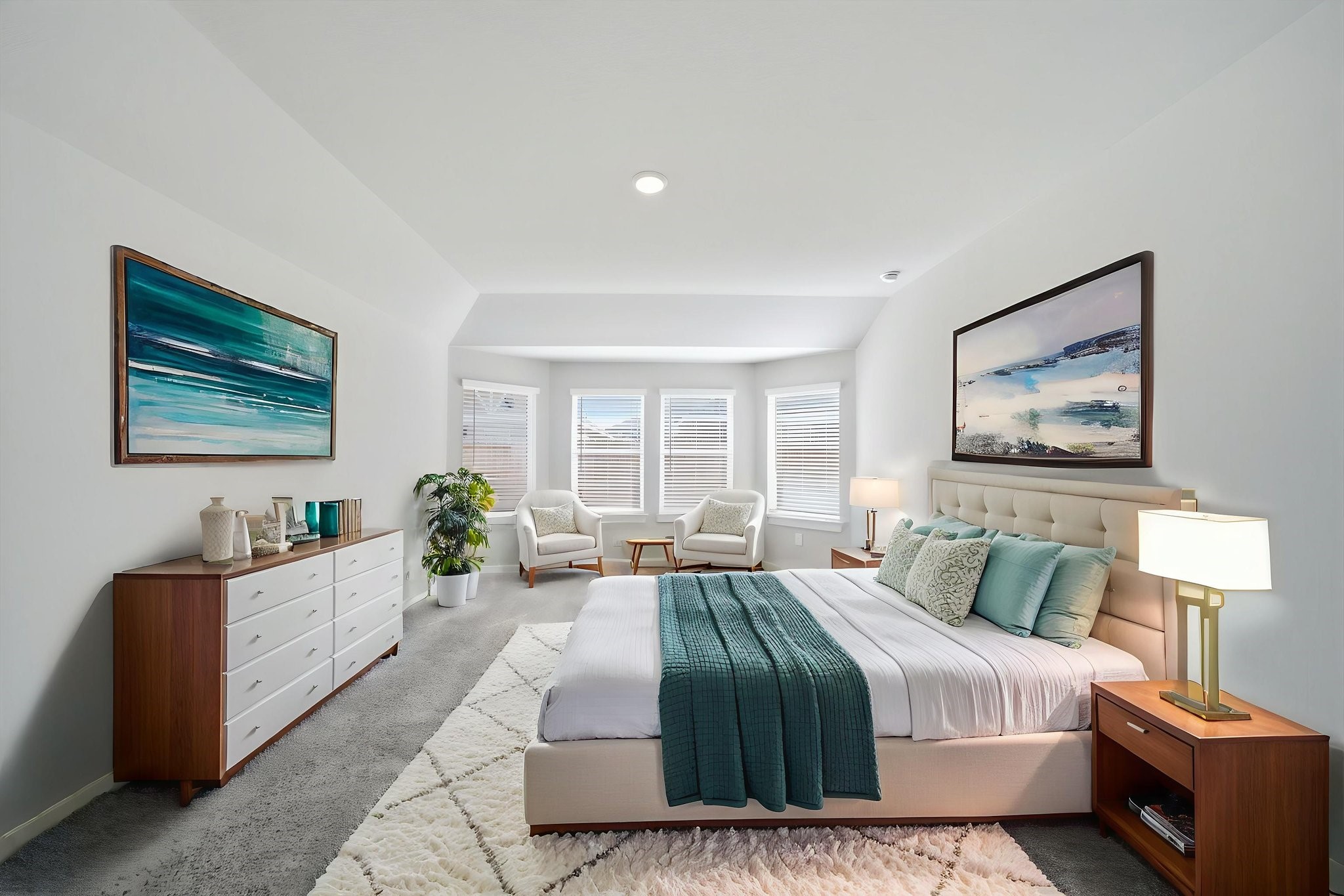 2606 Good Morrow Drive Rosenberg, TX 77471 - Photo 11 of 23 a bedroom with a bed and a chandelier