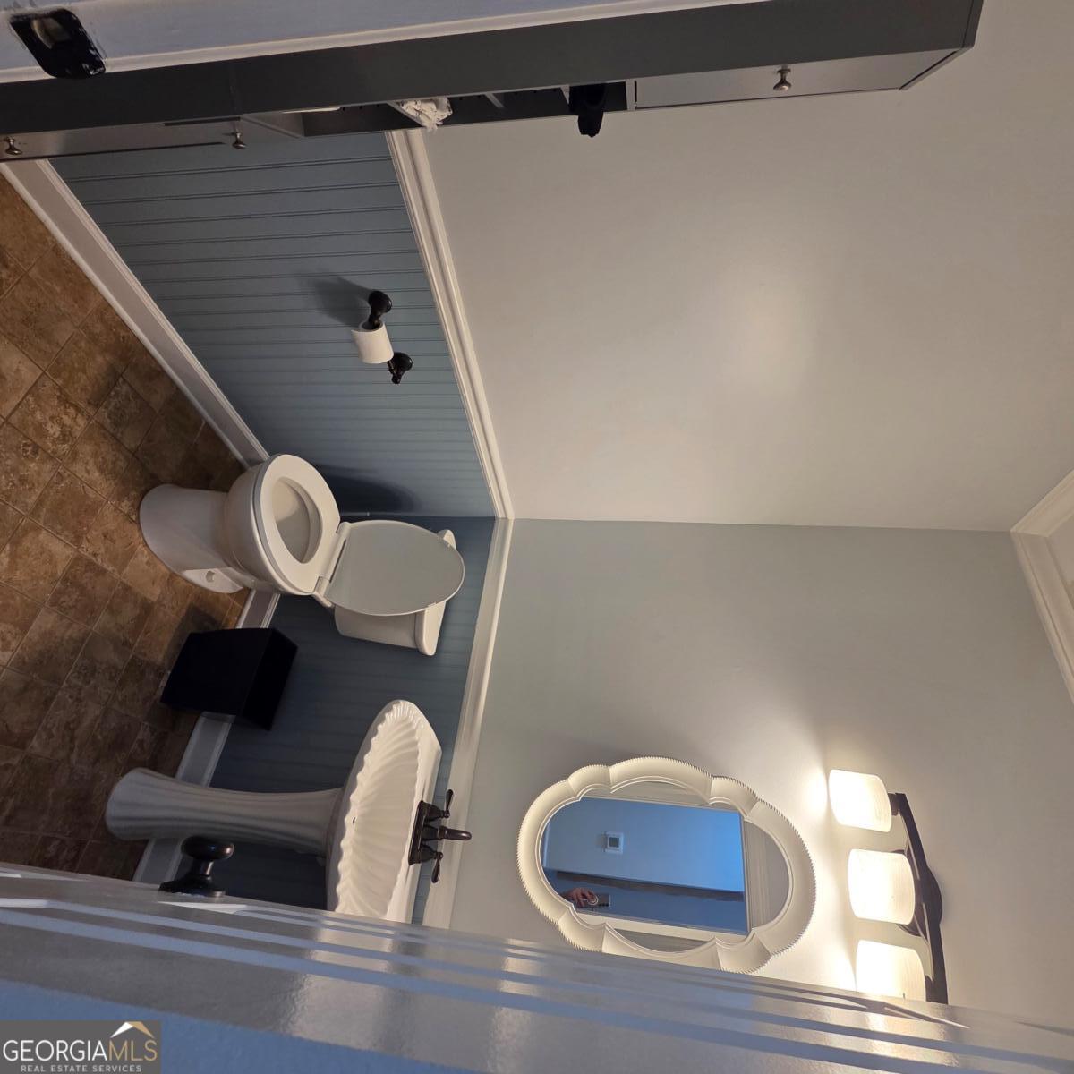 105 Cottage Grove Peachtree City, GA 30269 - Photo 11 of 13 a bathroom with a toilet