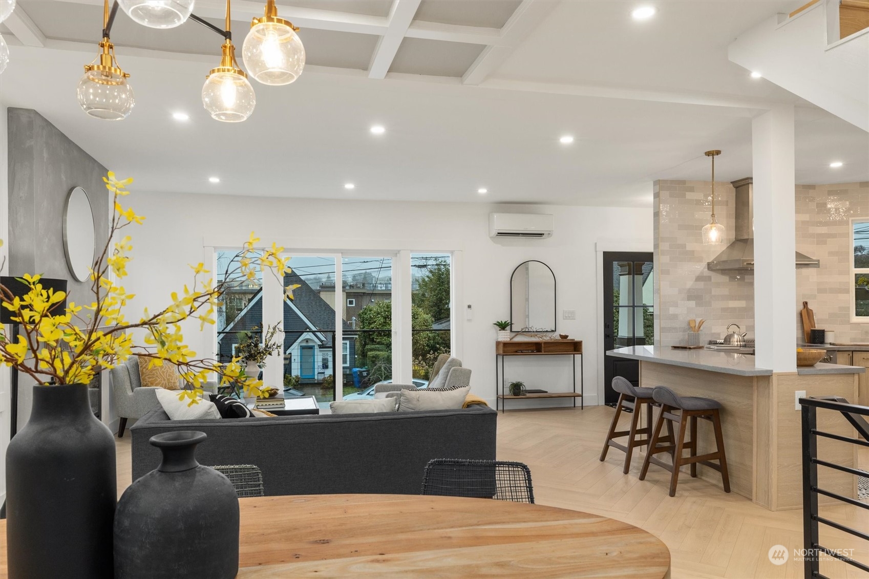 3934 Interlake Avenue North Seattle, WA 98103 - Photo 13 of 40 a living room with furniture and a large window
