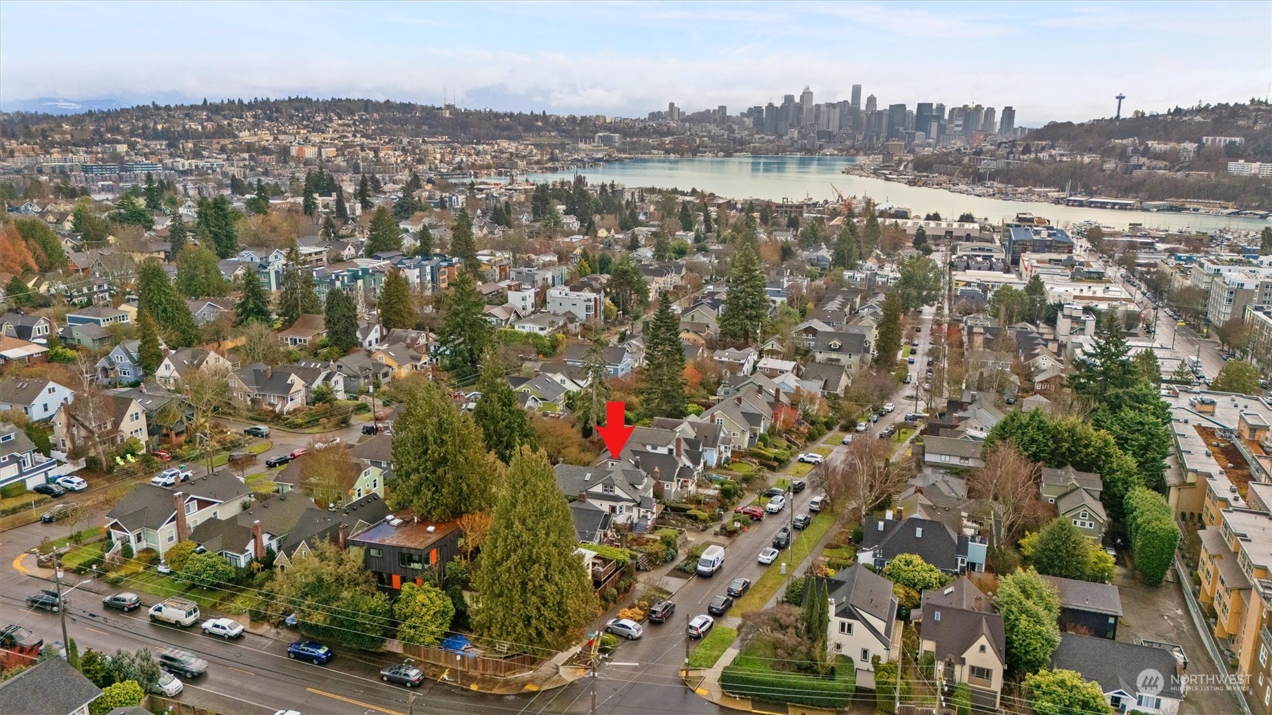 3934 Interlake Avenue North Seattle, WA 98103 - Photo 38 of 40 an aerial view of multiple house