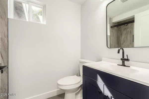 a bathroom with a sink and a toilet