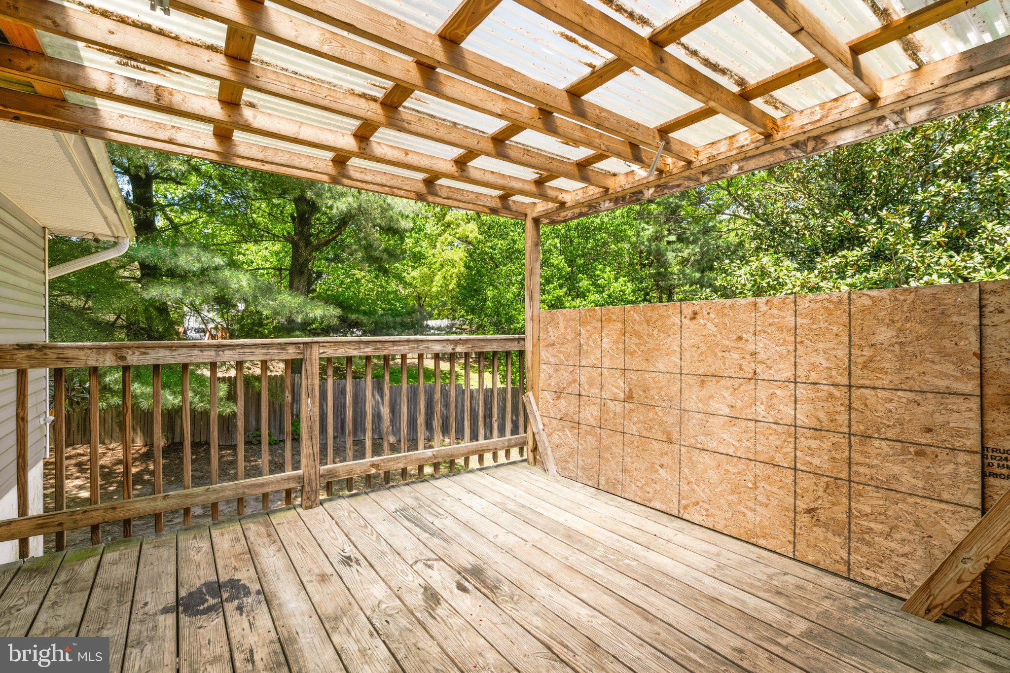 7845 Metacomet Road Hanover, MD 21076 - Photo 17 of 19 a view of a wooden deck