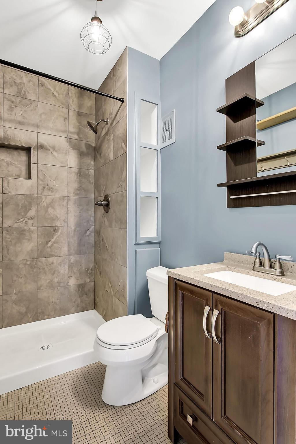 505 Epsom Road, Unit 2D Towson, MD 21286 - Photo 9 of 23 Updated vanity & fixtures, built-in storage