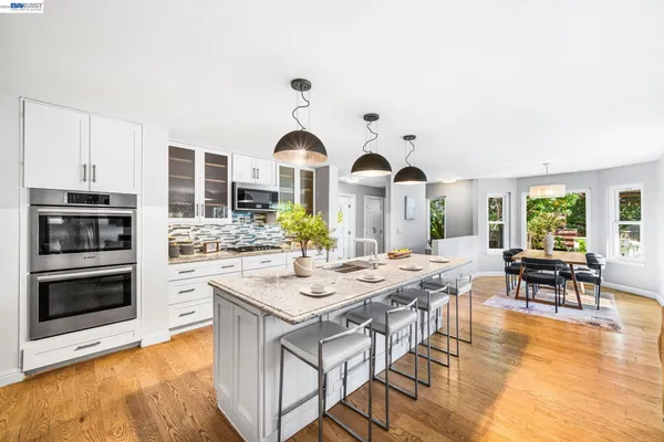 a view of balcony with furniture