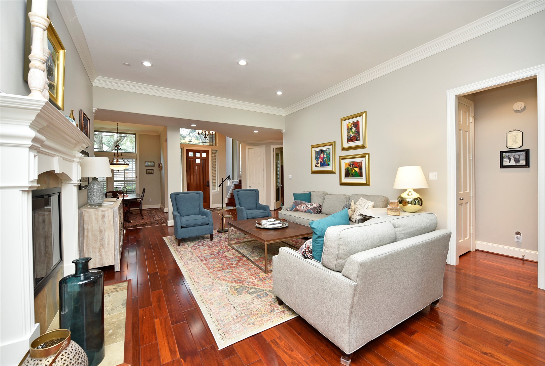 3315 Meadowside Drive Sugar Land, TX 77478 - Photo 7 of 48 a living room with furniture and a table