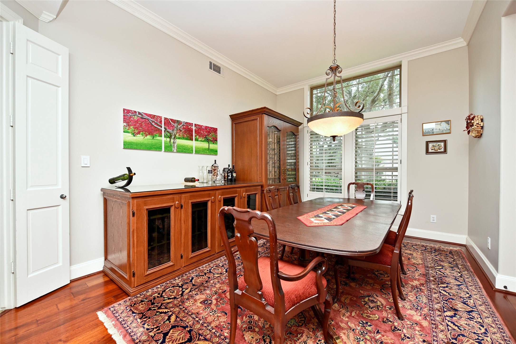 3315 Meadowside Drive Sugar Land, TX 77478 - Photo 8 of 48 a view of a dining room with furniture window and wooden floor