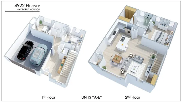 $2,595 | 4922 Hoover Street, Unit E, Houston, TX 77092
