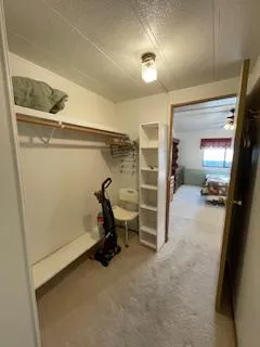 a view of a storage & utility room