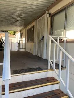 a view of front door