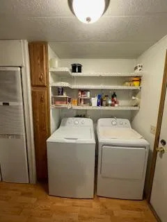 a room with storage and utility