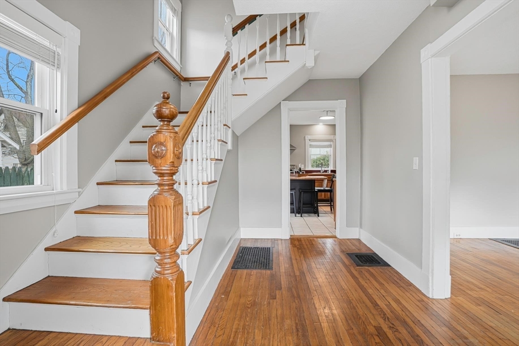 2 Maple Avenue Natick, MA 01760 - Photo 5 of 41 a view of entryway and hall with wooden floor