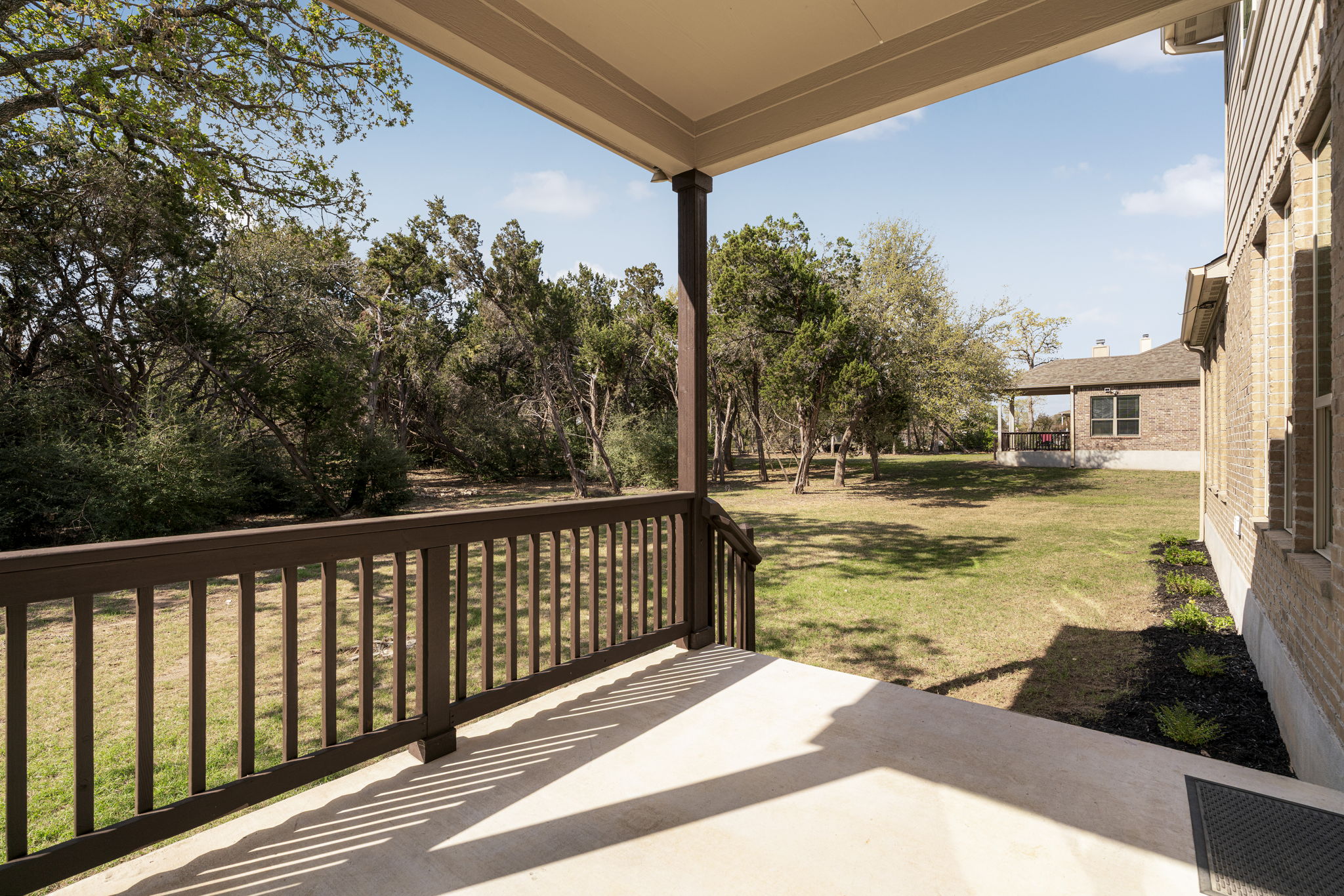1606 Flint Rock Loop Driftwood, TX 78619 - Photo 31 of 40 Covered back patio leads you out to your beautiful acreage