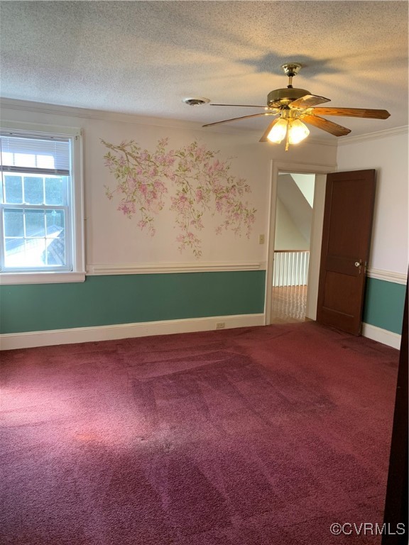 3237 Huntington Trail Cascade, VA 24069 - Photo 25 of 30 Carpeted empty room featuring ceiling fan, a textu