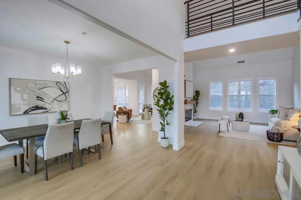 2543 Daisy Lane Fallbrook, CA 92028 - Photo 32 of 74 a view of a dining room with furniture window and wooden floor