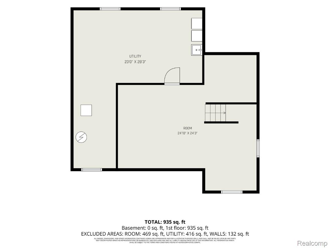 8215 Clinton River Road Sterling Heights, MI 48314 - Photo 28 of 28 Floor plan