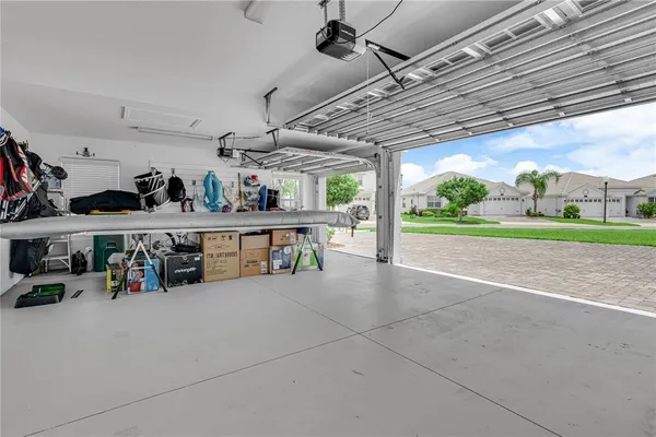 a view of a storage room