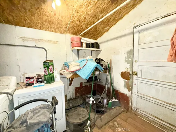 a room with gym equipment