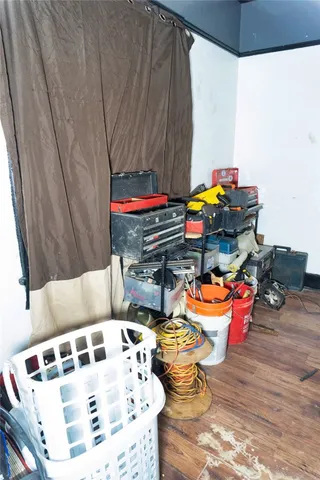 a view of a workspace with furniture