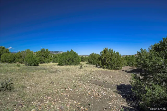 a view of an outdoor space with mountain view