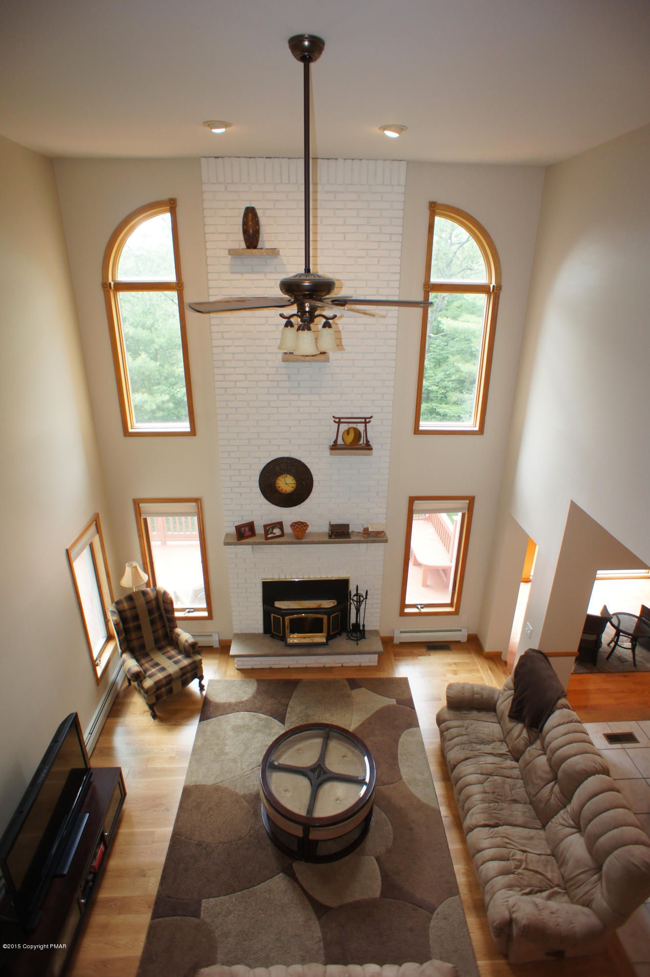 1426 Kelly Road Stroudsburg, PA 18360 - Photo 8 of 52 View Of Living Room From 2nd Story