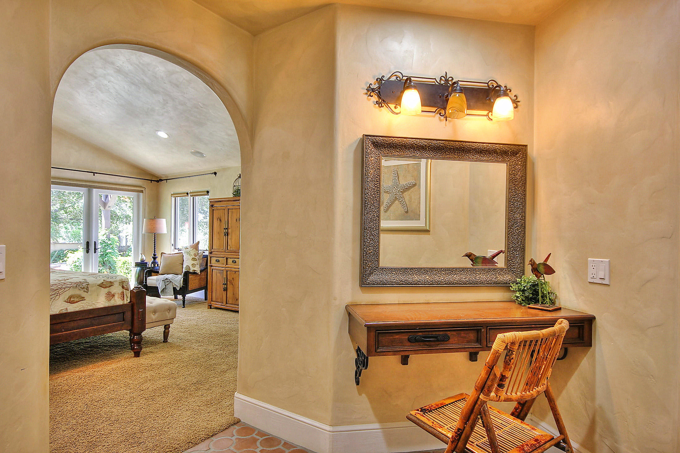 2540 Foothill Road Santa Barbara, CA 93105 - Photo 32 of 45 a view of a livingroom with furniture and windows