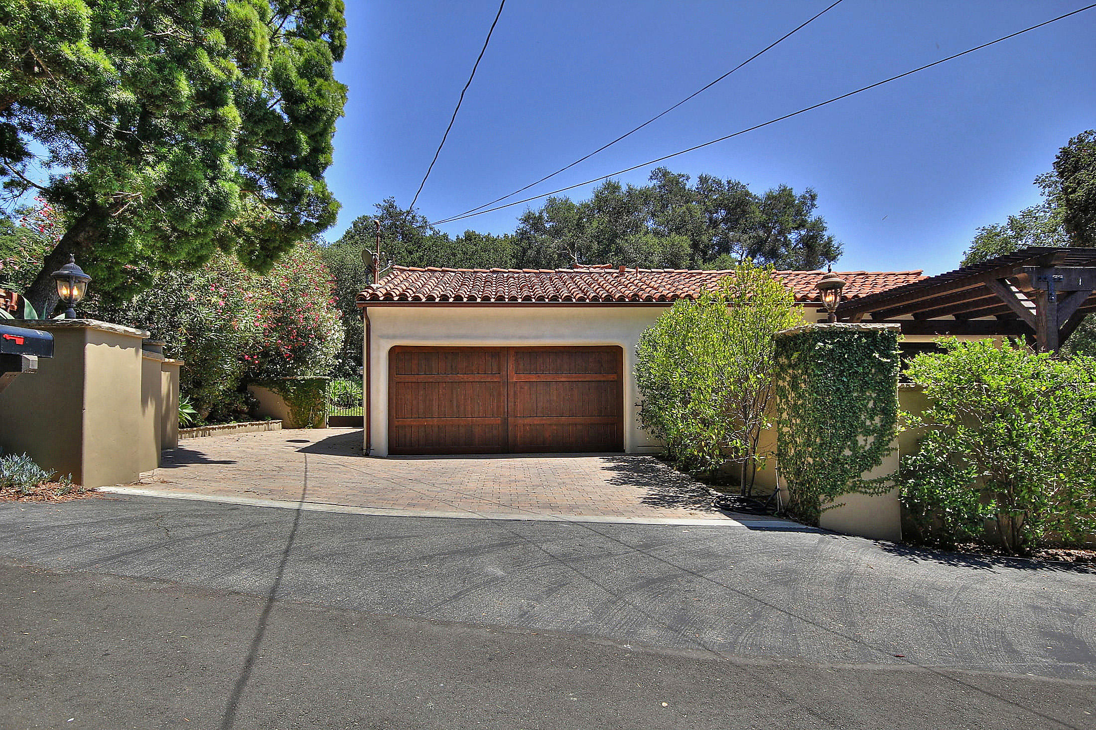 2540 Foothill Road Santa Barbara, CA 93105 - Photo 45 of 45 a view of a house with a yard and garage