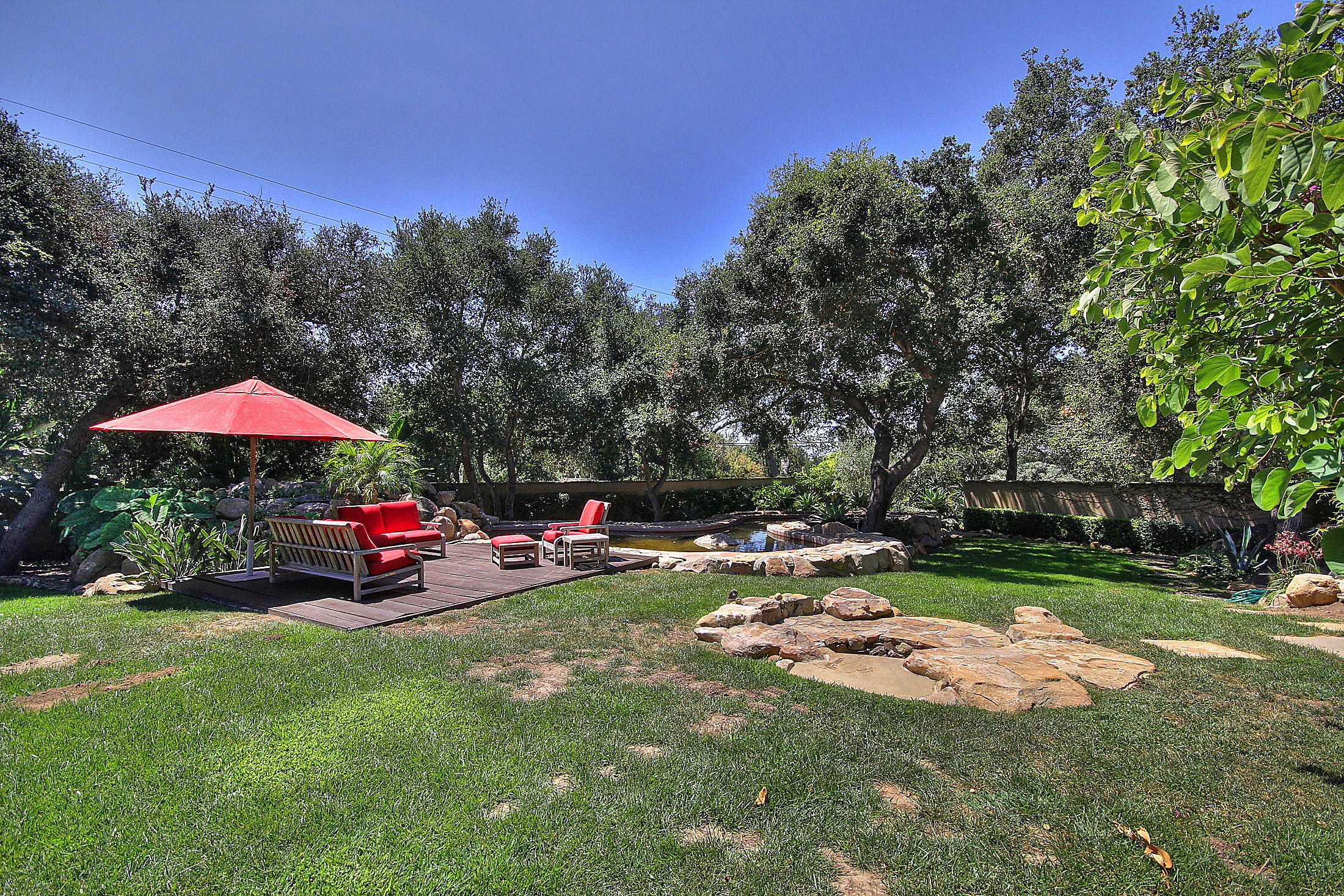2540 Foothill Road Santa Barbara, CA 93105 - Photo 5 of 45 a view of a park with large trees