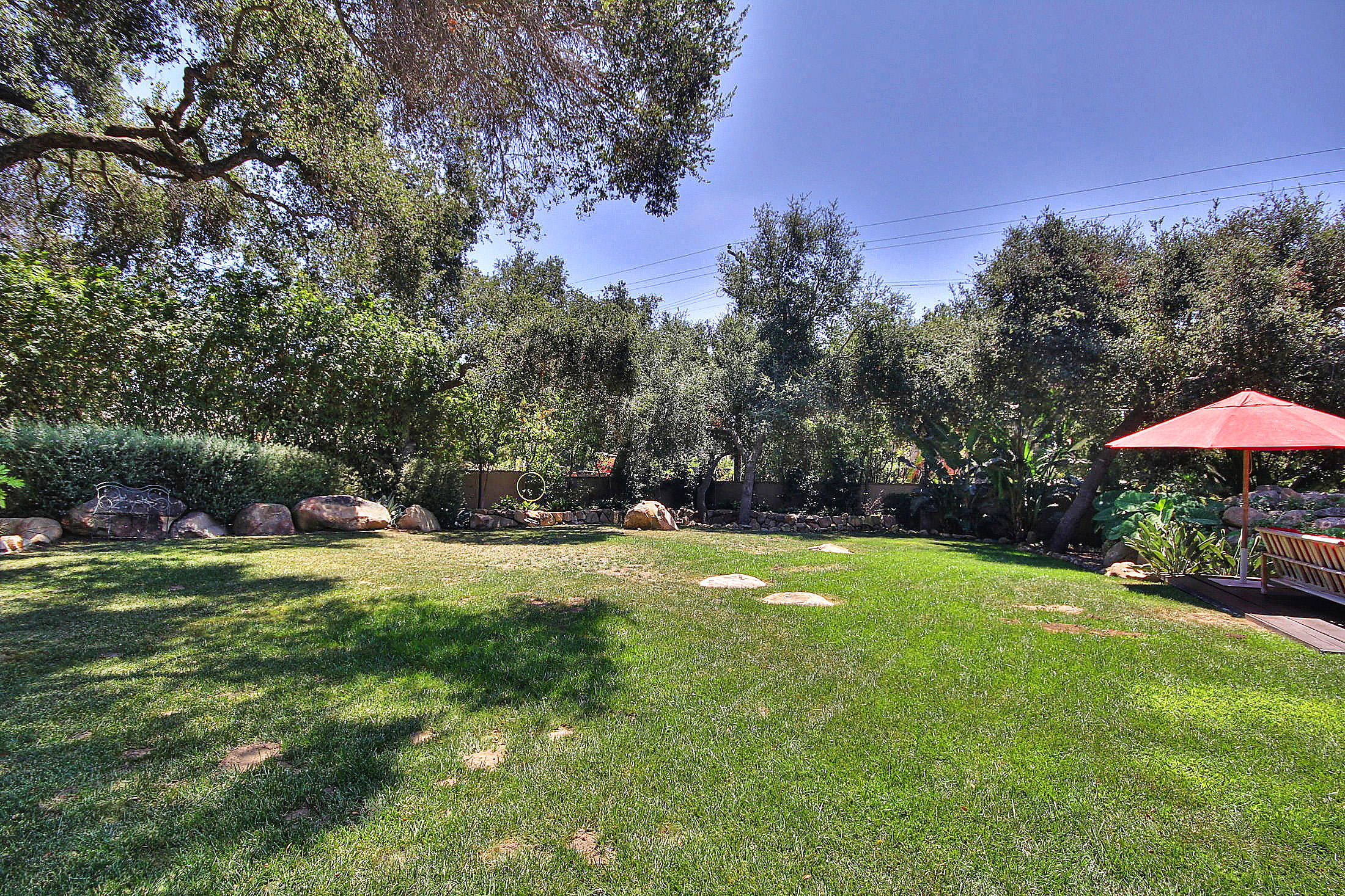 2540 Foothill Road Santa Barbara, CA 93105 - Photo 6 of 45 a view of a trees in a yard