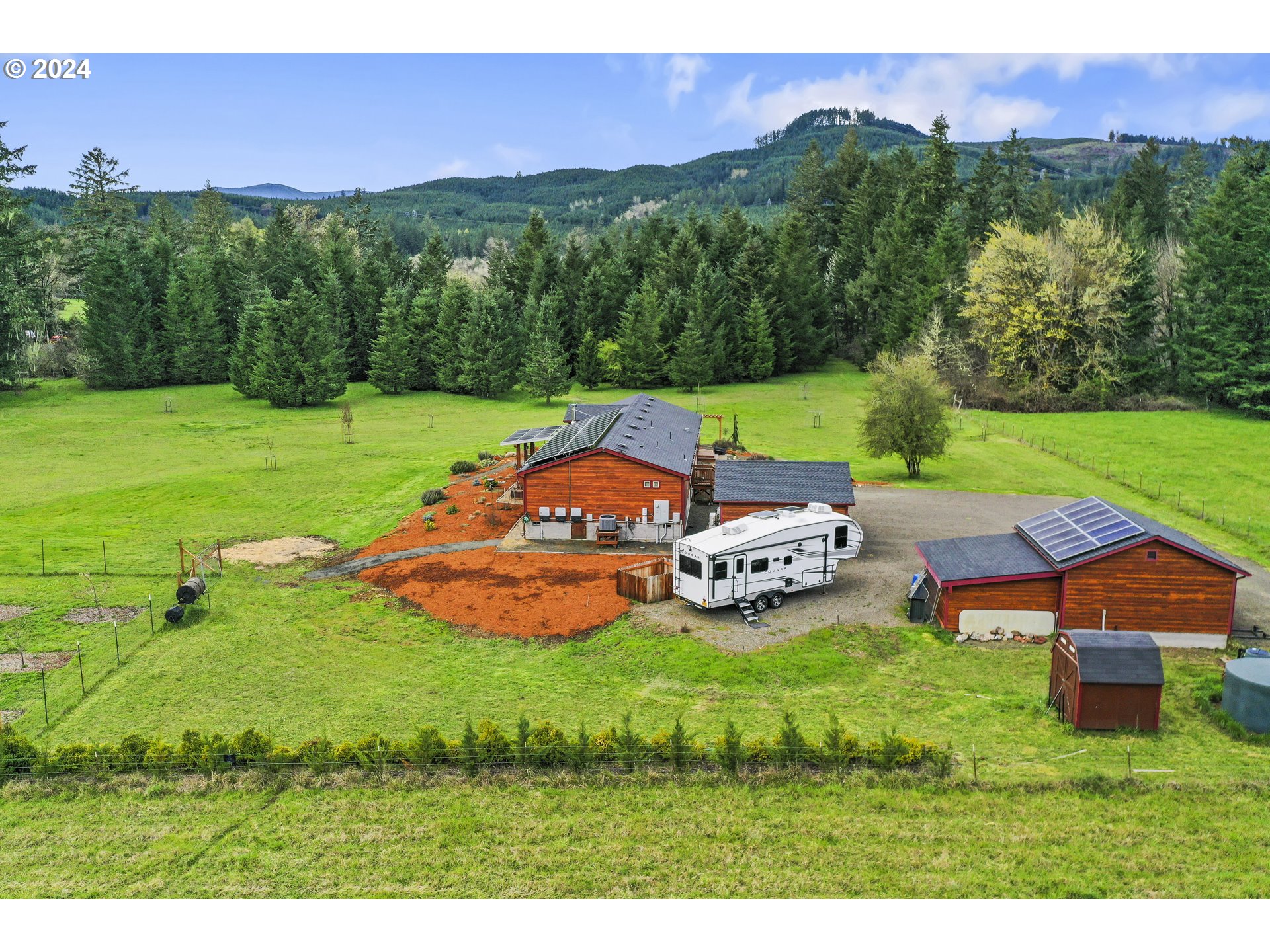 38513 Wendling Road Marcola, OR 97454 - Photo 2 of 41 Drone View/UAV