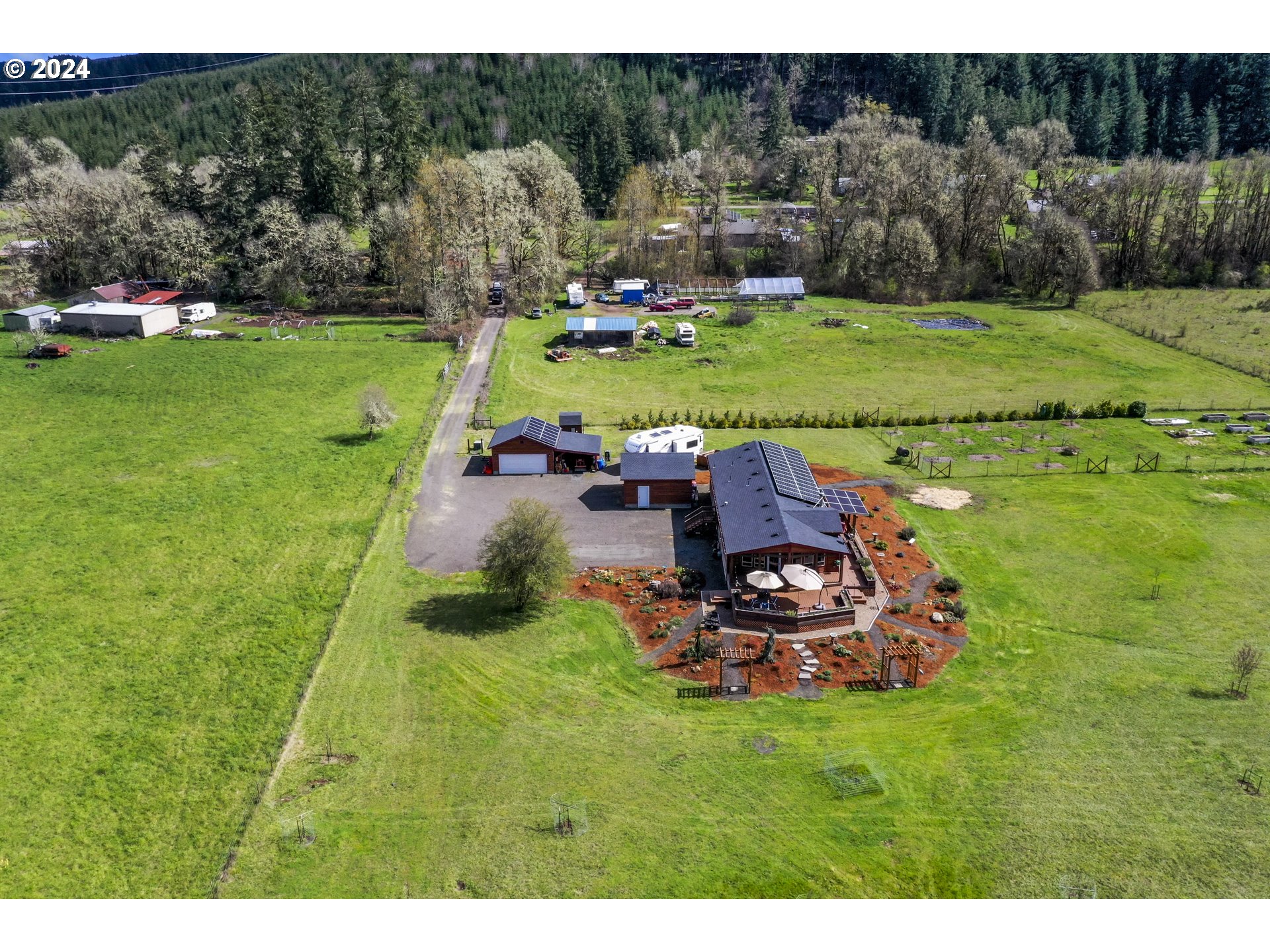 38513 Wendling Road Marcola, OR 97454 - Photo 39 of 41 Drone View/UAV
