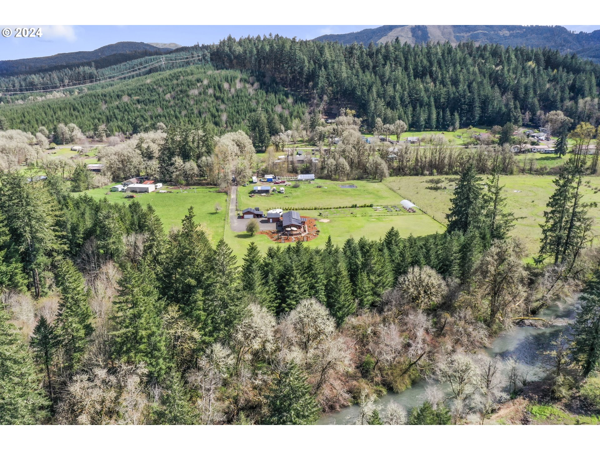 38513 Wendling Road Marcola, OR 97454 - Photo 41 of 41 Drone View/UAV