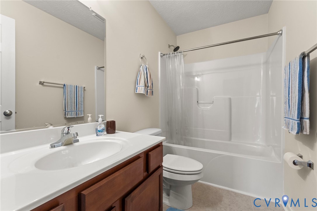 388 Berry Ridge Road Tappahannock, VA 22560 - Photo 16 of 25 a bathroom with a sink a toilet and shower