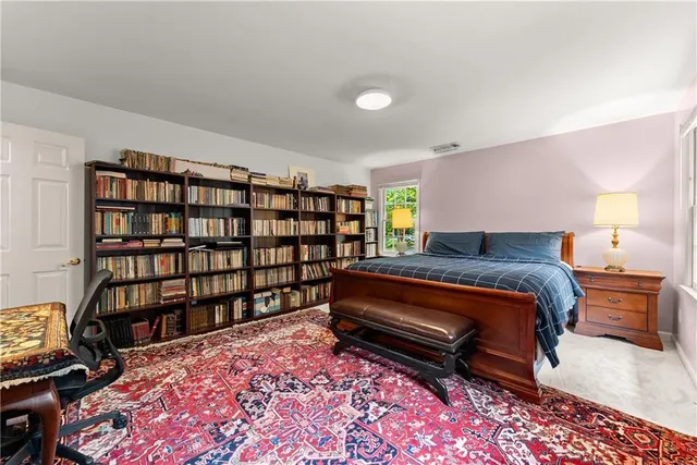 an outdoor space with wooden floor