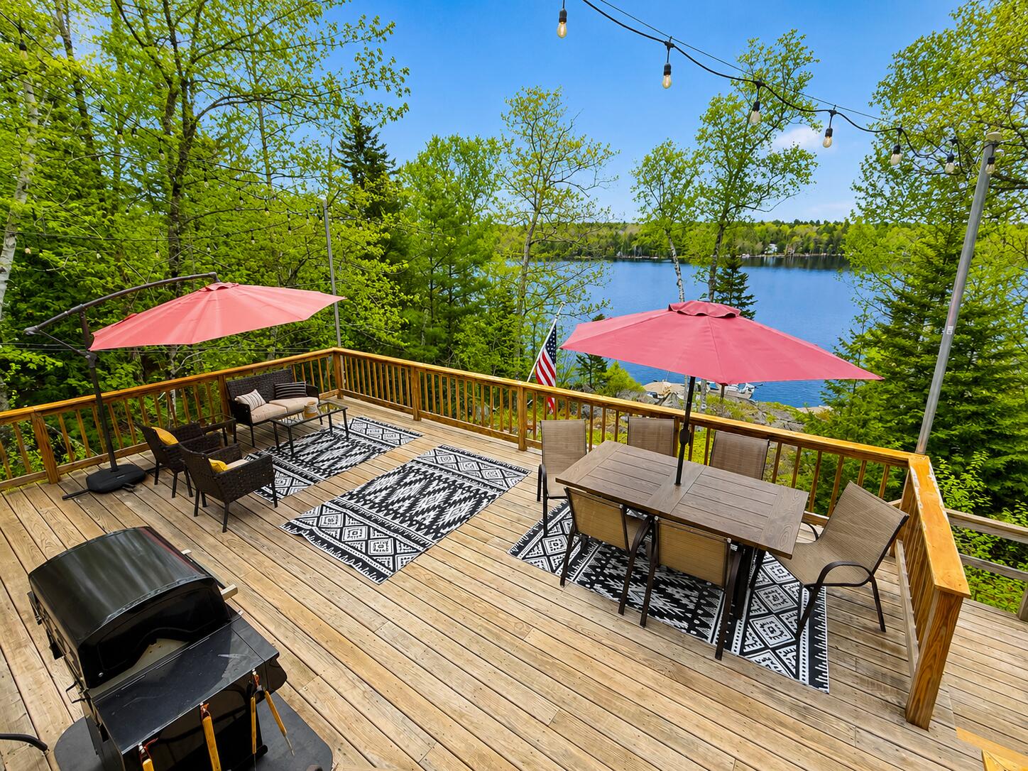 687 West Shore Road Otis, ME 04605 - Photo 9 of 55 Expansive Multi-Use Outdoor Deck
