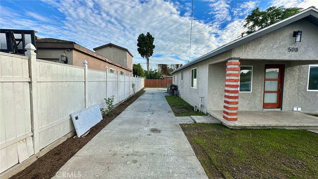 508-508 West Pear Street Compton, CA 90222 - Photo 14 of 14 a view of a back yard of the house