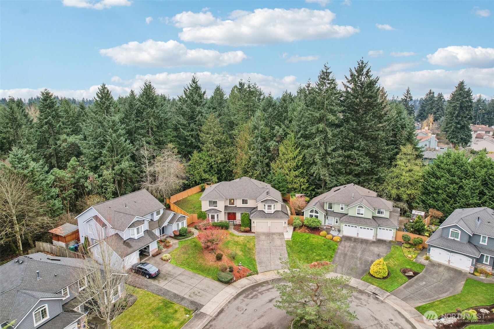 35031 8th Place Southwest Federal Way, WA 98023 - Photo 34 of 36 an aerial view of a house with outdoor space and a garden