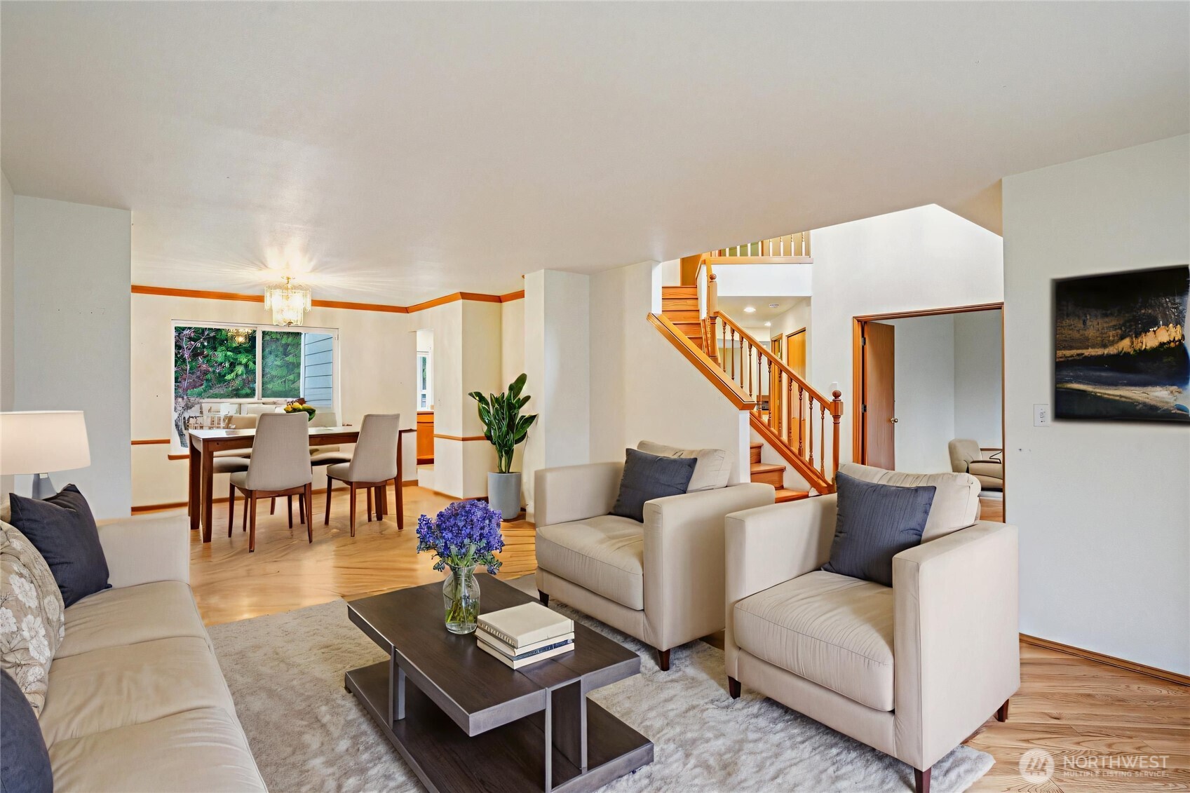 35031 8th Place Southwest Federal Way, WA 98023 - Photo 5 of 36 a living room with furniture and a flat screen tv