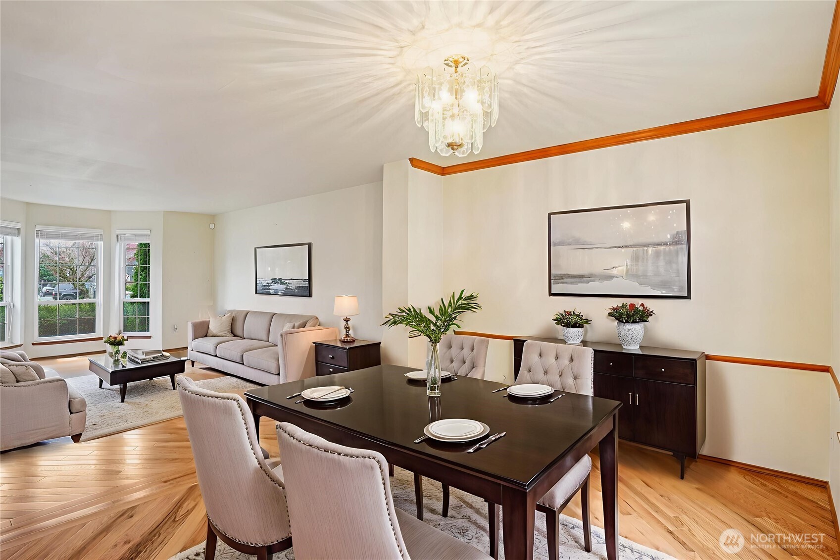 35031 8th Place Southwest Federal Way, WA 98023 - Photo 7 of 36 a view of a dining room with furniture window and wooden floor