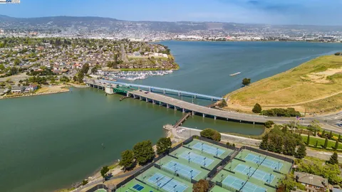 an aerial view of ocean residential house with outdoor space