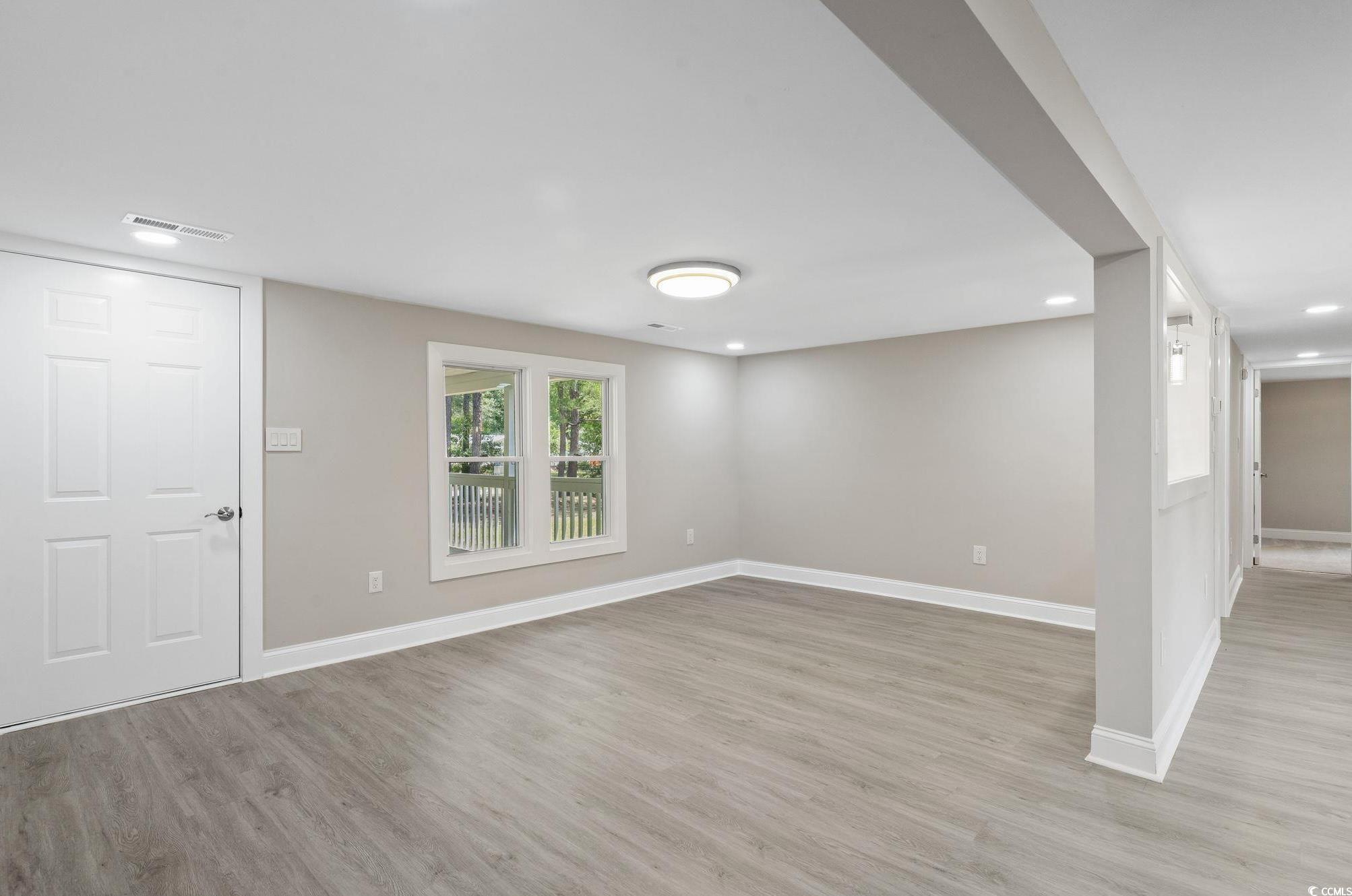 2074 Jem Lane Conway, SC 29527 - Photo 3 of 15 Basement featuring light wood-style floors and recessed lighting