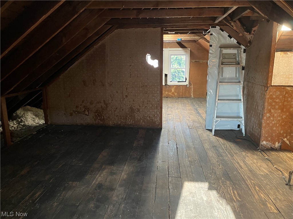 1730 Burgess Road Cleveland, OH 44112 - Photo 18 of 35 View of unfinished attic