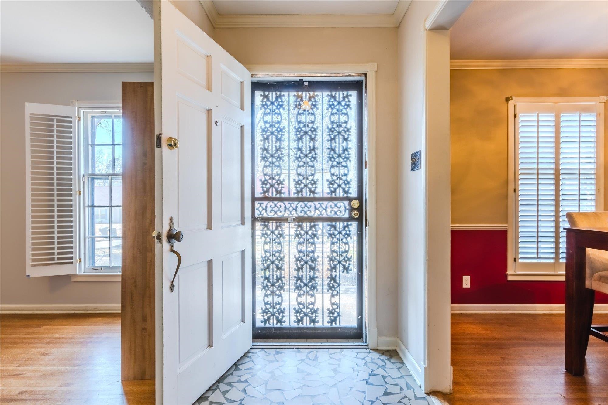 1490 Hayne Road Memphis, TN 38119 - Photo 4 of 33 a view of front door with wooden floor