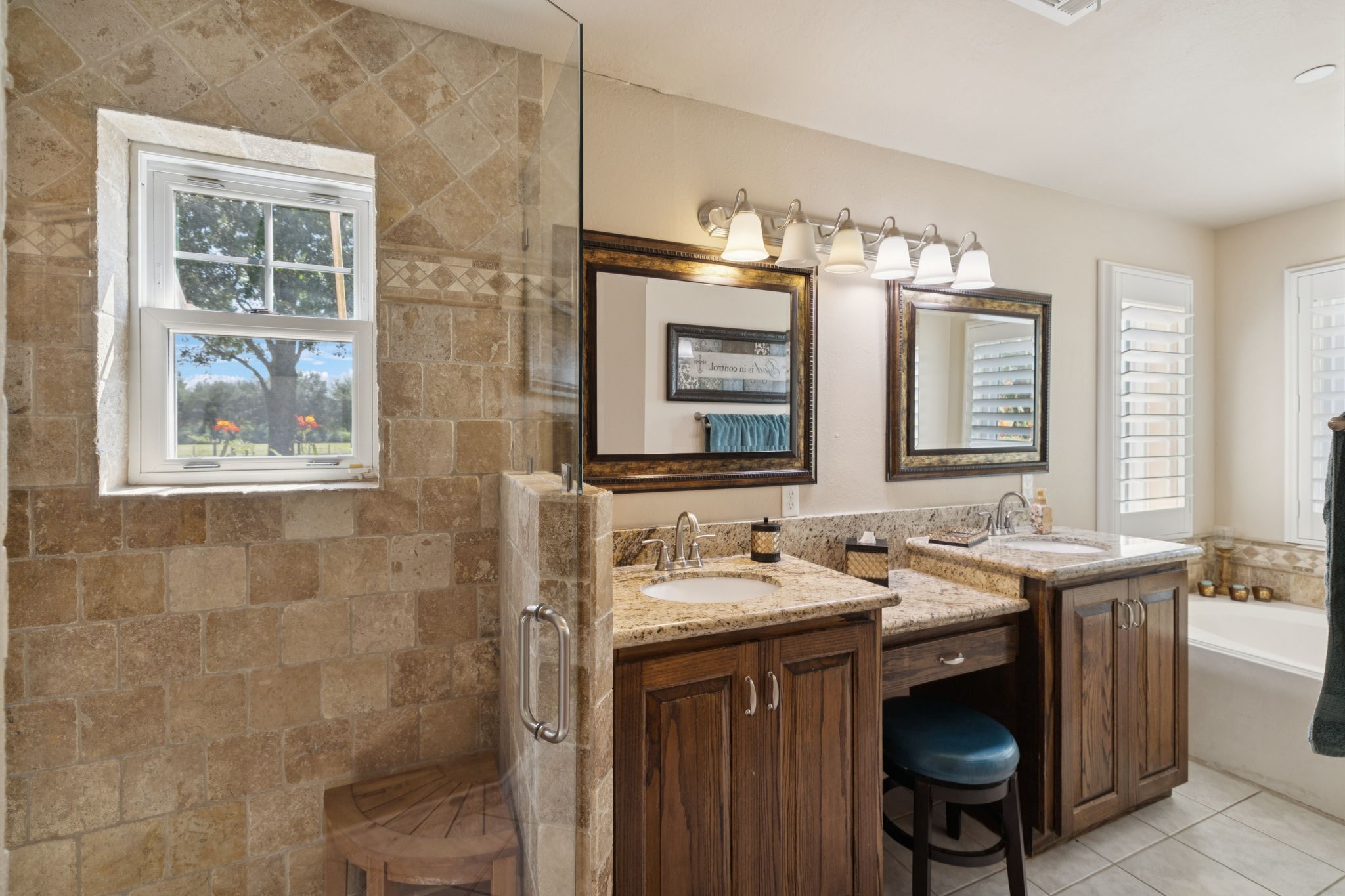 31229 Rochen Road Waller, TX 77484 - Photo 25 of 50 a bathroom with a sink and a mirror