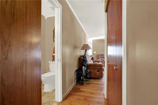 a view of an empty room